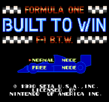 Formula 1 - Built To Win