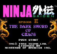 Ninja Gaiden 2 - The Dark Sword of Chaos