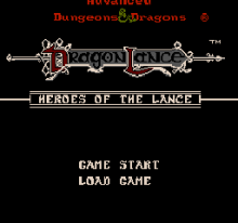Advanced Dungeons and Dragons - Heroes of the Lance