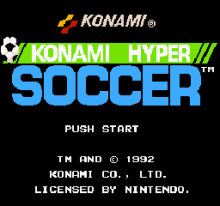 Konami Hyper Soccer