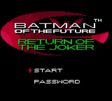 Batman of the Future - Return of the Joker