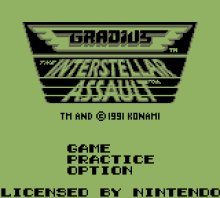 Gradius - The Interstellar Assault