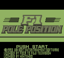 F-1 Pole Position