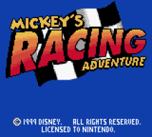 Mickey Racing Adventure