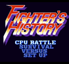 Fighter's History