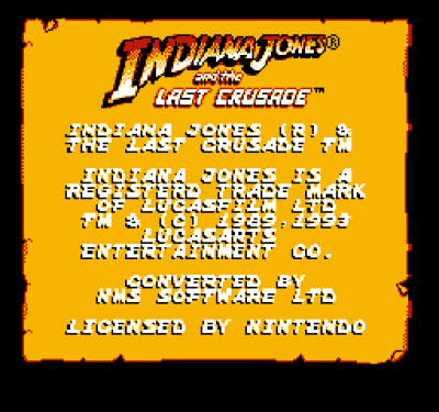 Indiana Jones and the Last Crusade