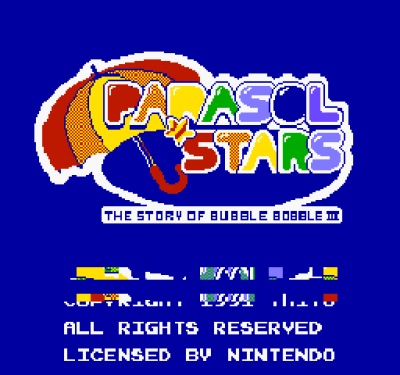 Parasol Stars - The Story of Bubble Bobble 3