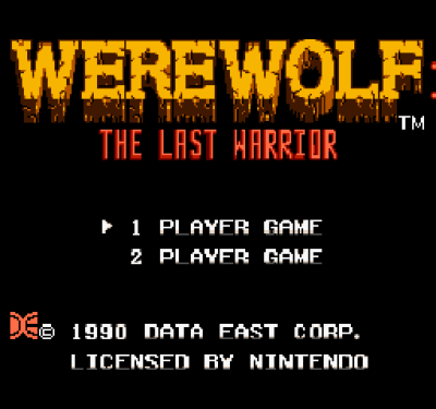 Werewolf - The Last Warrior