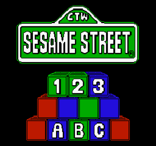 Sesame Street игра. 123 Игра. 123 Sesame Street. Игра на Денди стрит.