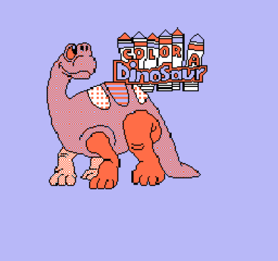 Color A Dinosaur