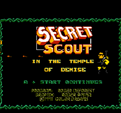 Secret Scout in the Temple of Demise