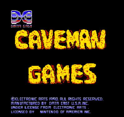 Caveman Games