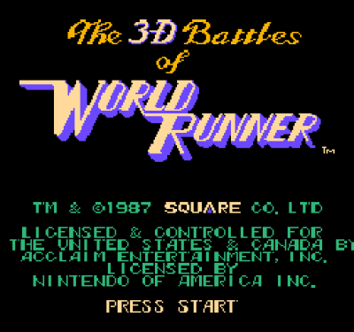 The 3D Battles of World Runner