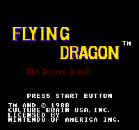 Flying Dragon - The Secret Scroll