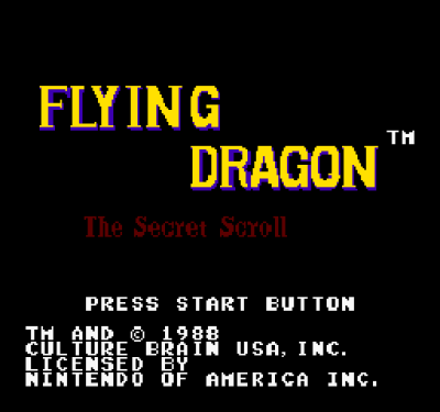 Flying Dragon - The Secret Scroll