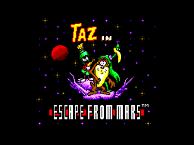 Taz in Escape From Mars