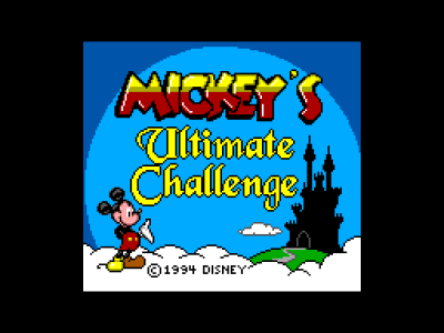 Mickey's Ultimate Challenge