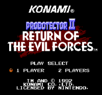 Probotector 2 - Return of the Evil Forces
