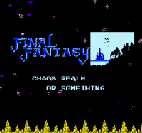 Final Fantasy - Chaos Realm or Something