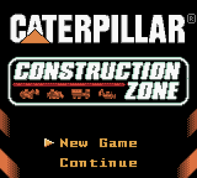 Caterpillar Construction Zone