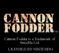 Cannon Fodder
