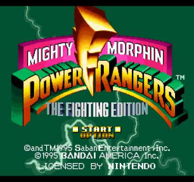 Mighty Morphin Power Rangers - The Fighting Edition