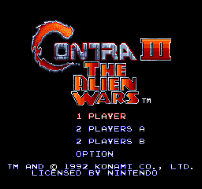 Contra 3 - The Alien Wars