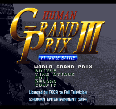 Human Grand Prix 3 - F1 Triple Battle