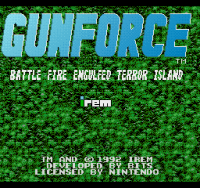 Gunforce - Battle Fire Engulfed Terror Island