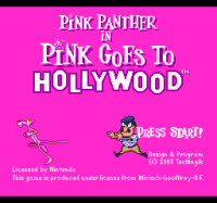 Pink Panther in Pink Goes to Hollywood