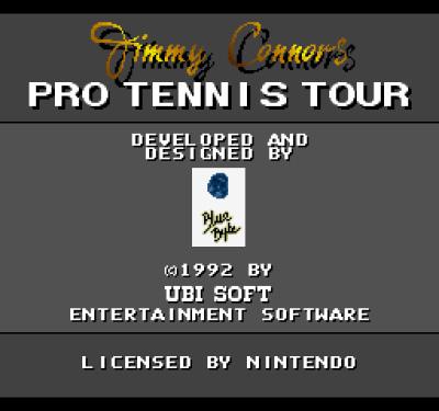 Jimmy Connors Pro Tennis Tour