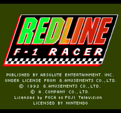 Redline F-1 Racer